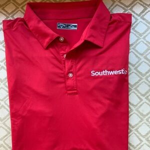 Southwest Airlines Callaway Red Men's Polo Shirt XXL